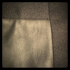 Faux Leather Mini Skirt